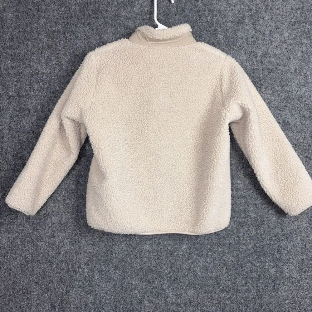 Uniqlo Jacket Kids  Size 9 / 10 Natural Windproof Fleece